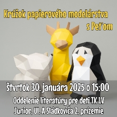 Krúžok papierového modelárstva s Peťom